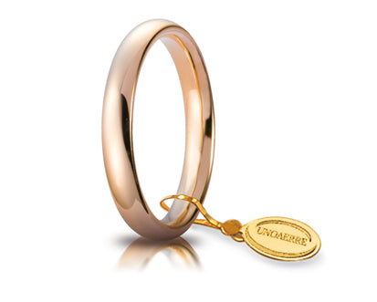 Unoaerre - Fede Comoda mm.3,5 in oro rosa