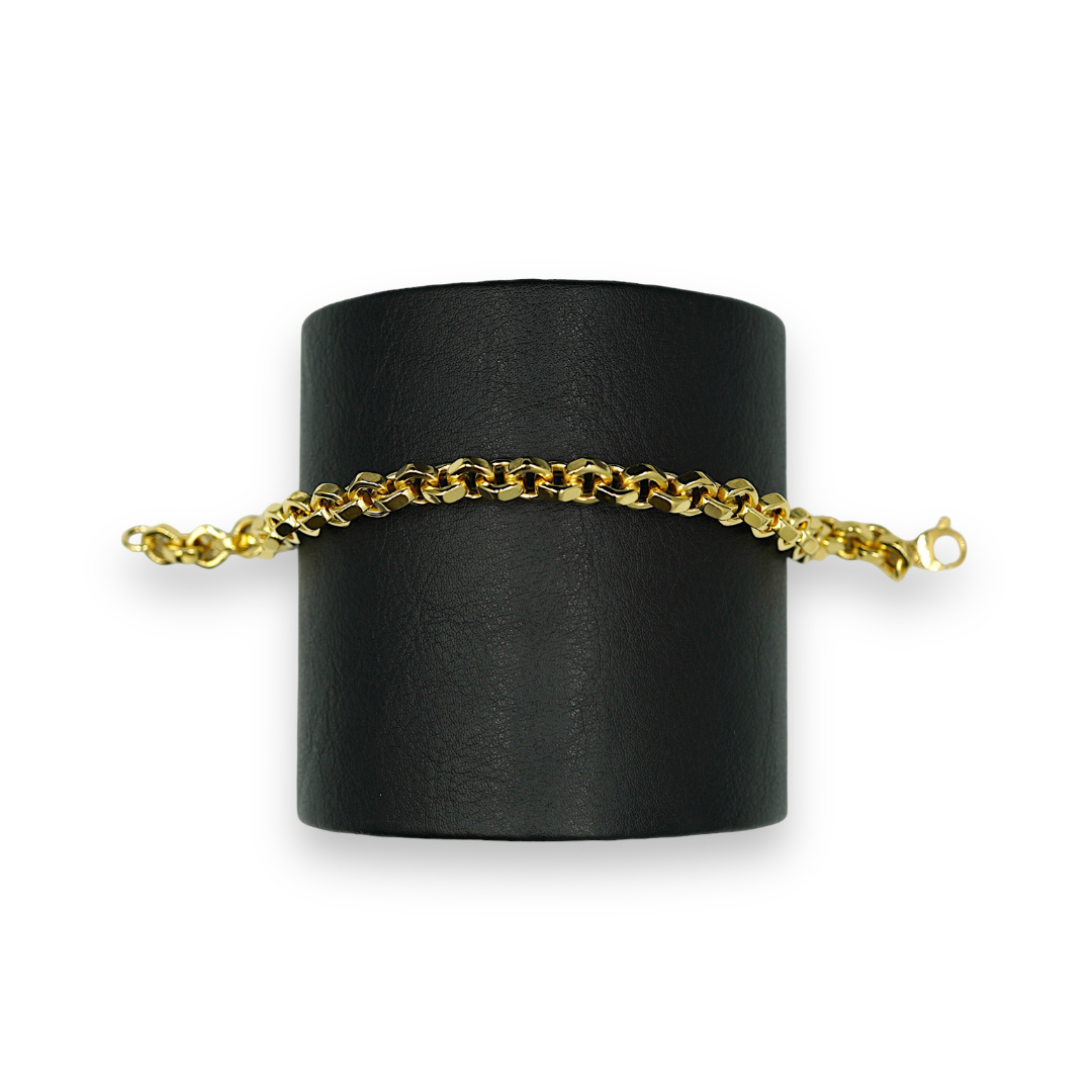 Riccio Oreficeria - Bracciale in Oro Giallo Fantasia