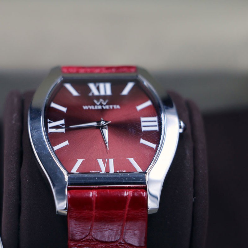 Orologio Vetta unisex esagono quadrante rosso