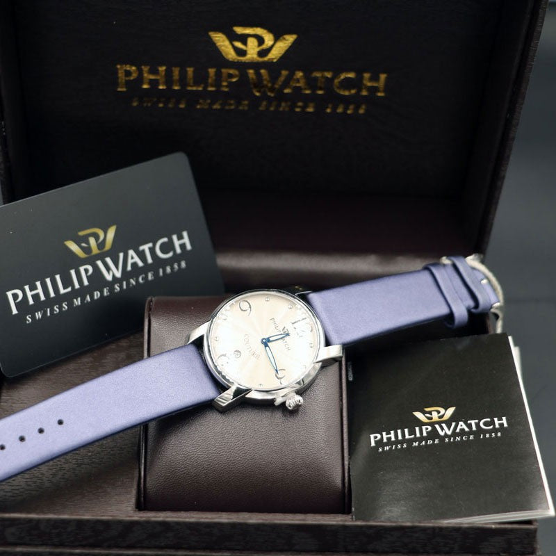 Philip Watch - Orologio unisex collezione couture quadrante bianco latte