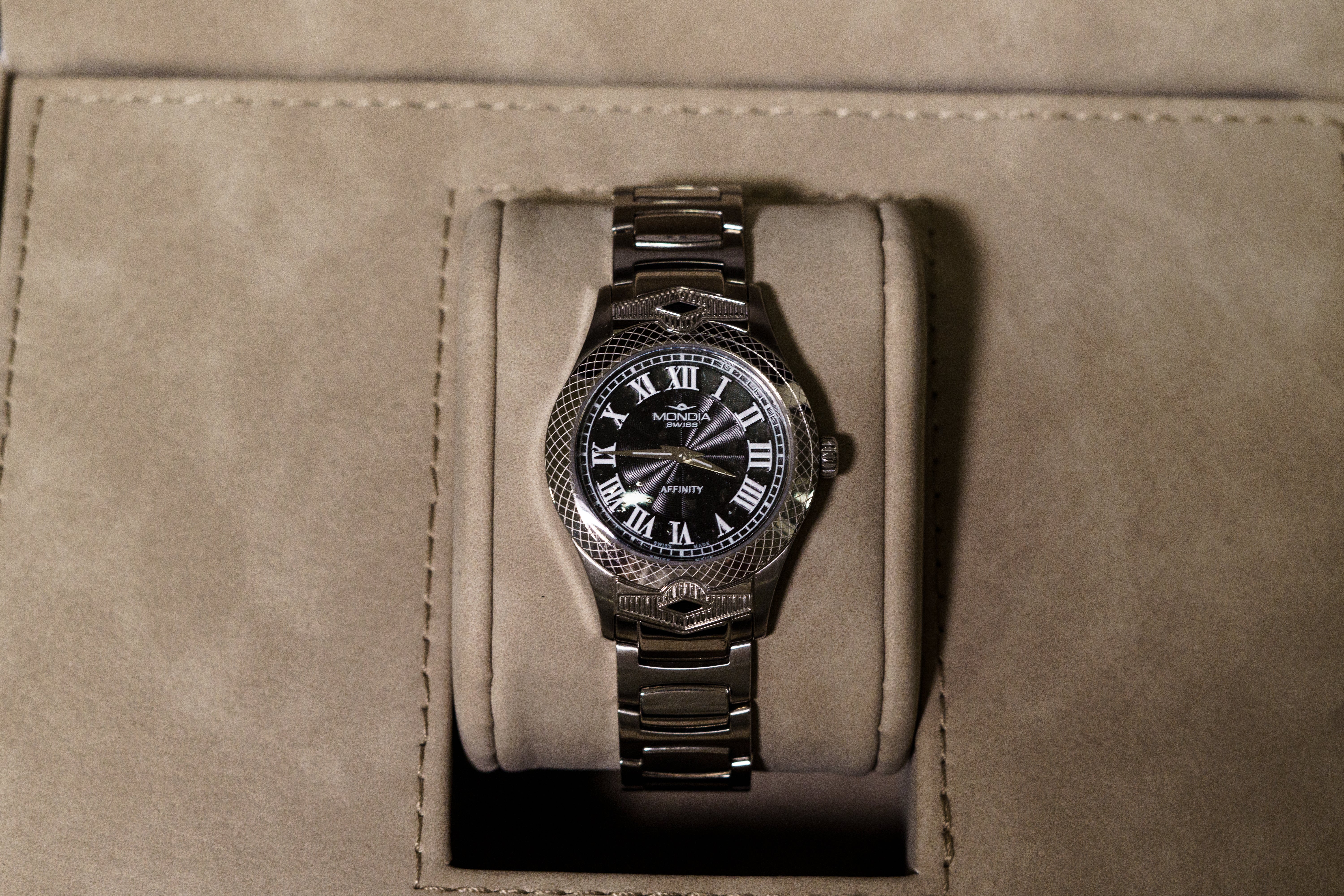 Mondia Lady modello Cartier MS-206-SS-BKRM-CM