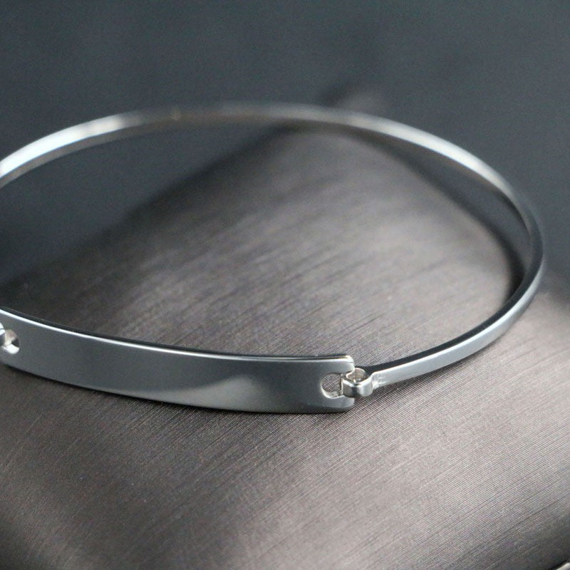 Bracciale in argento 925% piastrina