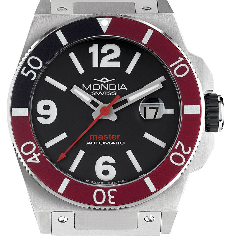 Orologio mondia uomo automatico master sport nero ms200ss03bkcm