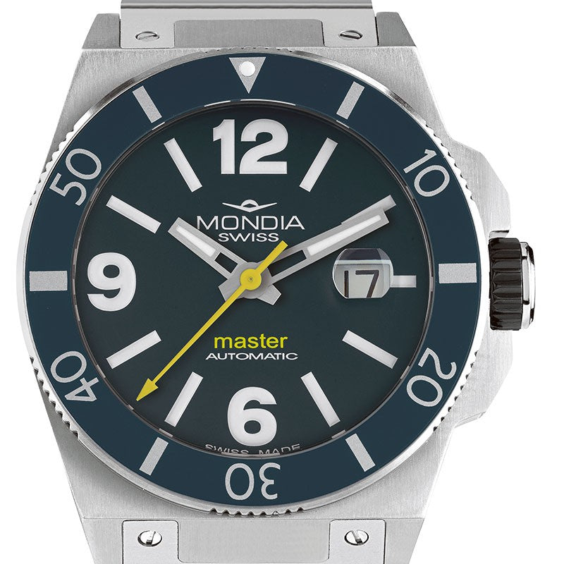 Orologio mondia uomo automatico master sport blu ms200ss04blcm