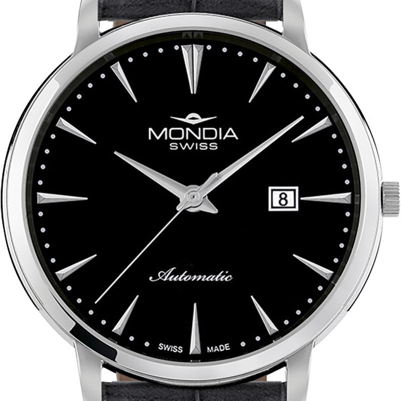 Orologio mondia elegance classic uomo automatico nero ms208ss03bkcp