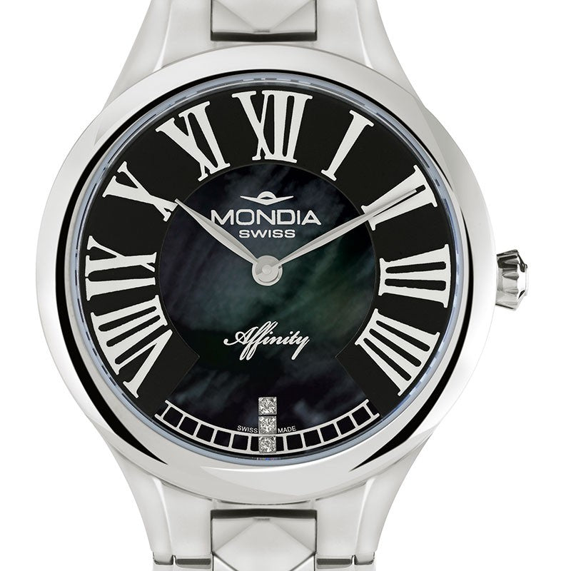 Orologio mondia affinity acciaio nero ms210ss03mbkcm