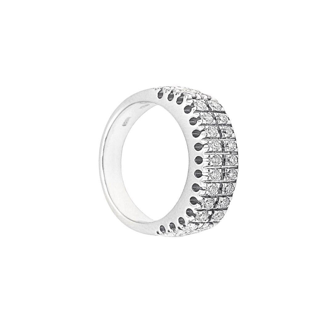 Luxury Things - Anello a  fascia di Diamanti