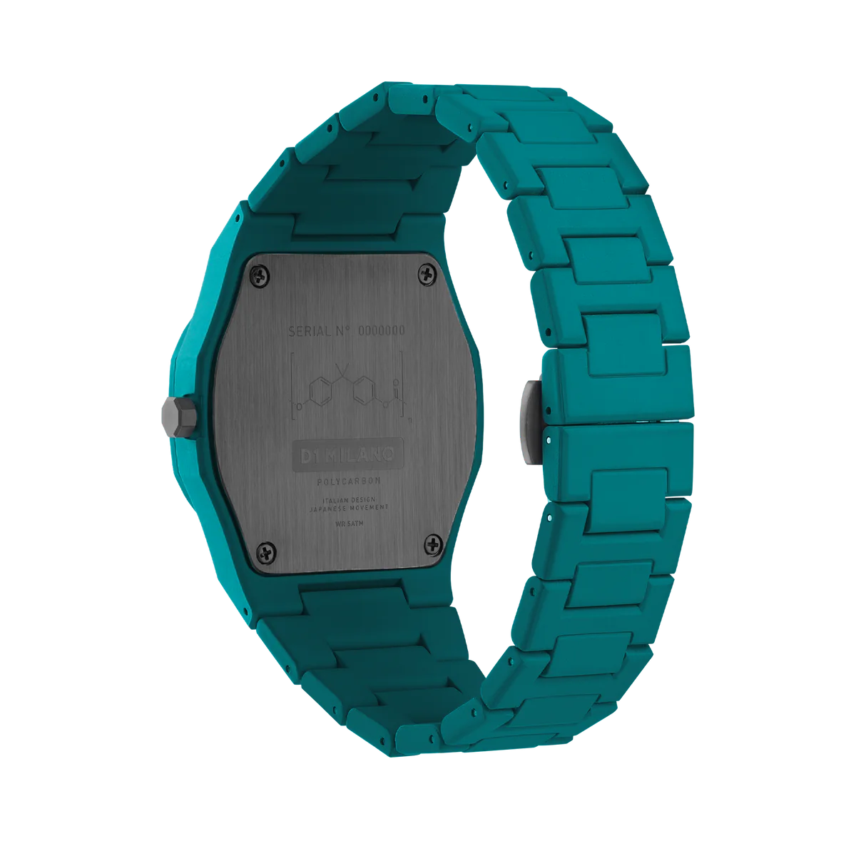 D1 MILANO - TEAL POLYCARBON 37 MM