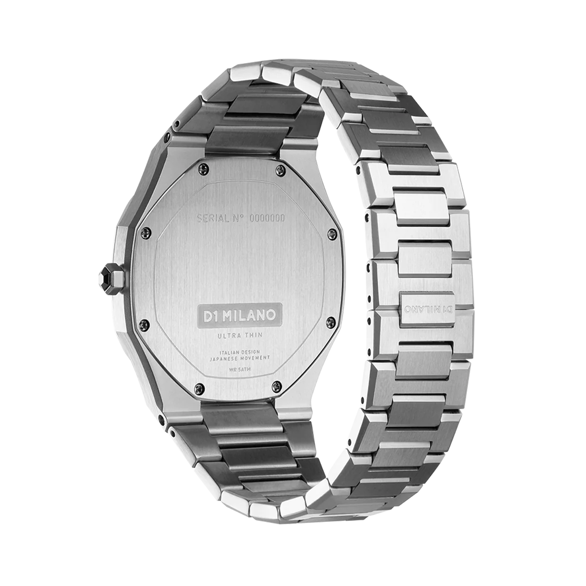 D1 MILANO - Silver Ultra Thin Bracelet  40 MM