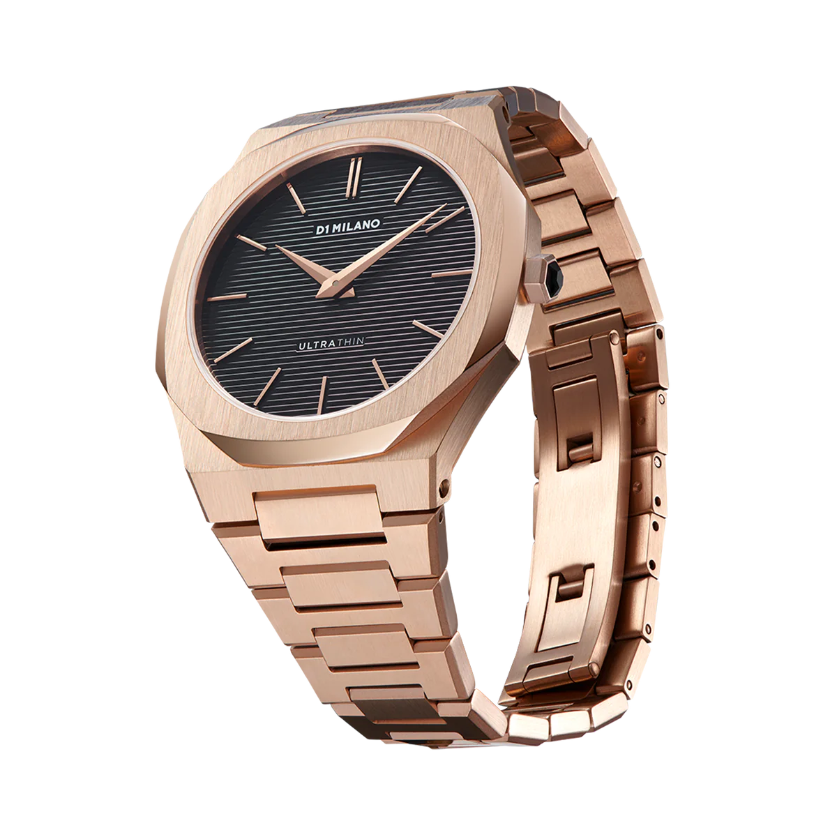 D1 MILANO - Rose Gold Ultra Thin Bracelet 40 MM